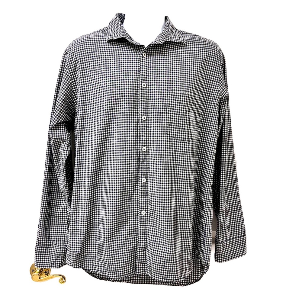 Billy Reid Long Sleeve Button Down Shirt Size Large